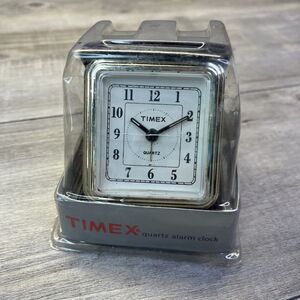Vintage Timex Quartz Travel Alarm Clock Brown Super Slim Snooze Analog New 3527T